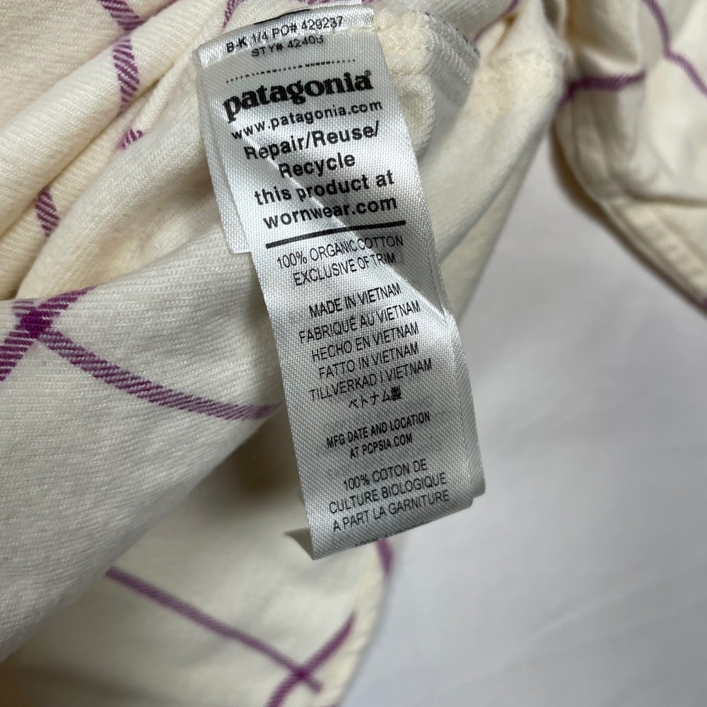 Patagonia Organic Cotton Fjord Flannel Shirt Woodland Natural XXL NWT MSRP $99 - Picture 5 of 11